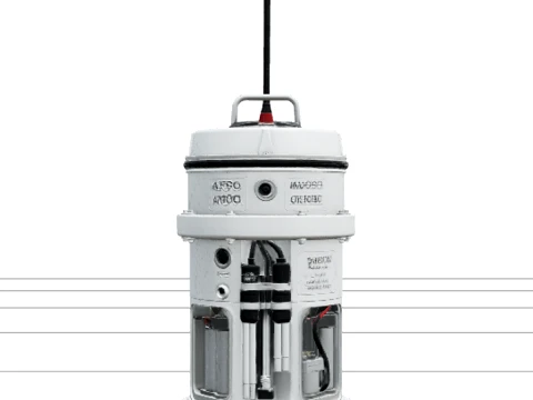 Argo Drifter Buoy Model Turnaround Reference Orthographic Views Modello 3D