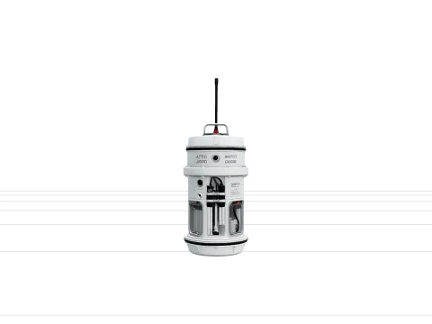 Argo Drifter Buoy Model Turnaround Reference Orthographic Views 3D Model