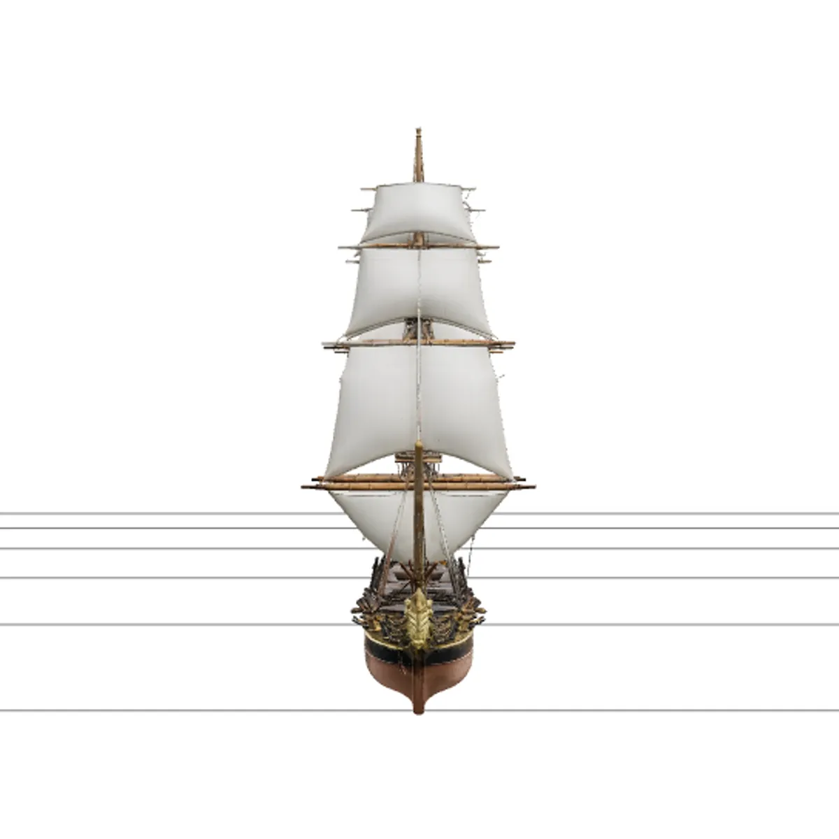 Two Mast Schooner Gaff Rigged Tanbark Sails Brass Helm Model 3D Model .c4d .max .obj .3ds .fbx .stl .blend 