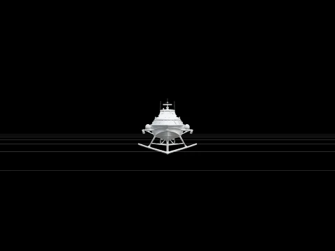 Hydrofoil Ferry Model Detailed High Poly Ready For Use 3D Model
