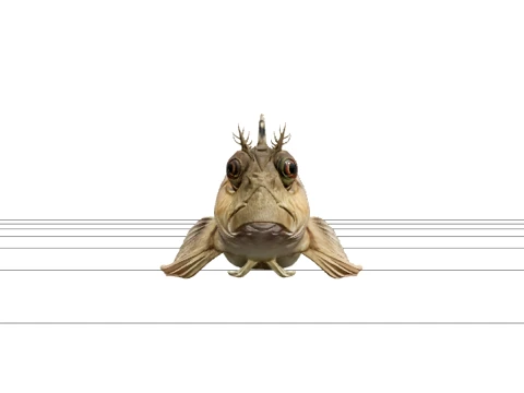 Blenny Fish Macro Detail High Quality for Rendering 3D Model