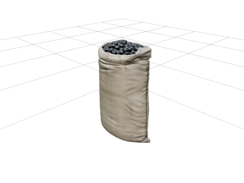 Semi Submersible Heavy Lift Model with Crane and Cargo Modelo 3D
