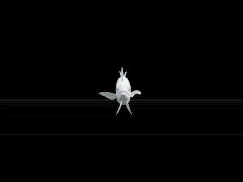 Squirrelfish Full Body Photographic Orthographic 3D Model