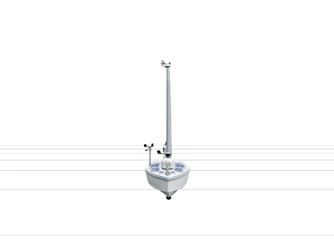 Research USV Sailboat Model with Solar Panel Deck and Wing Sail 3D Model