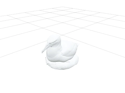 Black Browed Albatross Nest Detailed ThreeD Model Reference 3D Model