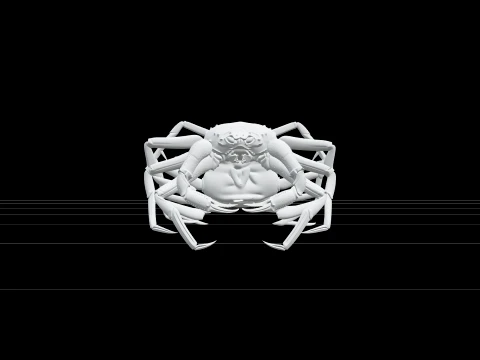 Snow Crab Opilio Ultra Realistic ThreeD Model High Detail 3D Model