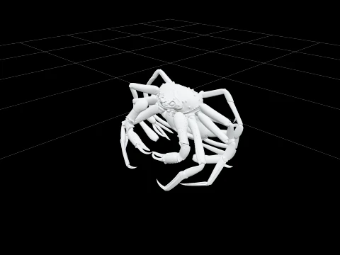 Snow Crab Opilio Ultra Realistic ThreeD Model High Detail 3D Model