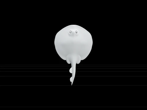 Torpedo Electric Ray Ultra Realistic High Detail Model 3D Model