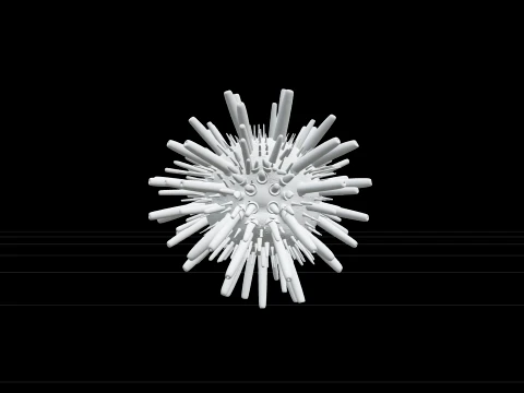 Pencil Urchin Detailed Model High Quality Collection 3D Model