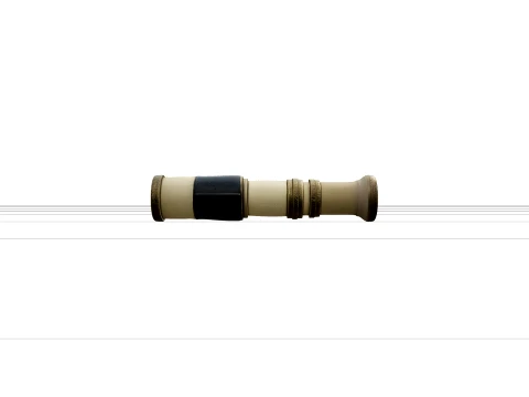 Pirate Spyglass Brass Extendable Telescope High Detail Model 3D Model