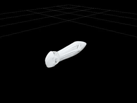 Underwater DPV Scooter Twin Grip Shrouded Propeller Model 3D Model