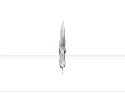 Firefly Squid Macro Model Translucent Body Light Organs Detail 3D Model
