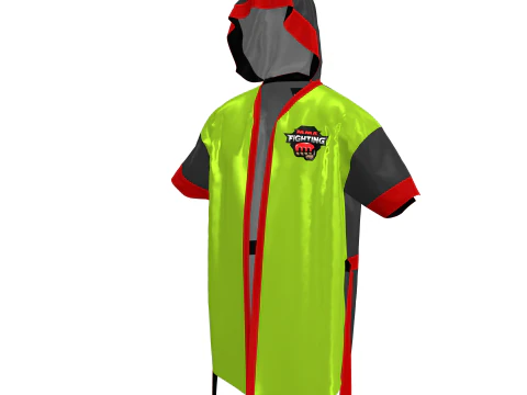 MMA Boxing Entrance Robe ZPRJ FBX OBJ 3D Model