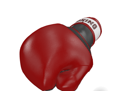 Realistic Boxing Gloves ZPRJ FBX OBJ 3D Model