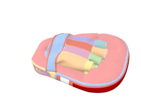 Boxing Training Pad - Focus Mitt Premium ZPRJ FBX OBJ 3D 模型