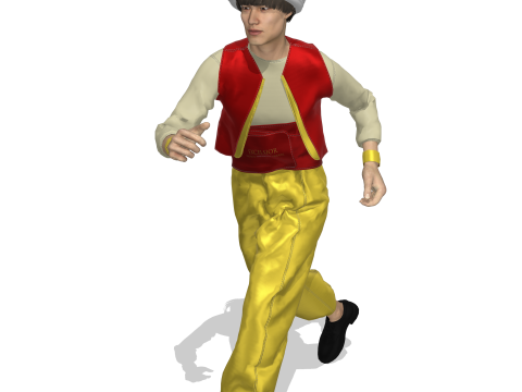 Sindbad Outfit 3D Model