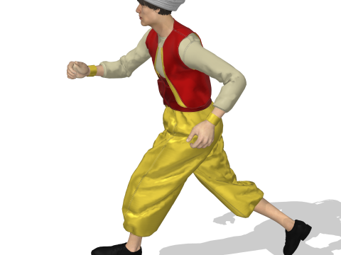 Sindbad Outfit 3D Model