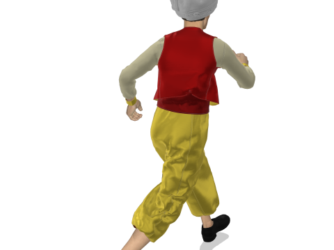 Sindbad Outfit 3D Model