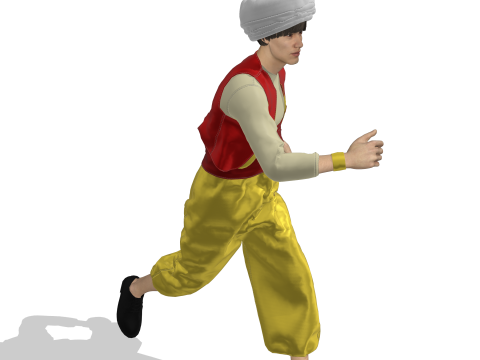 Sindbad Outfit 3D Model