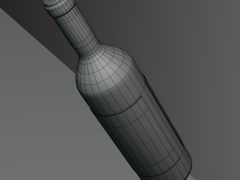 Wine Bottle 3D Модель