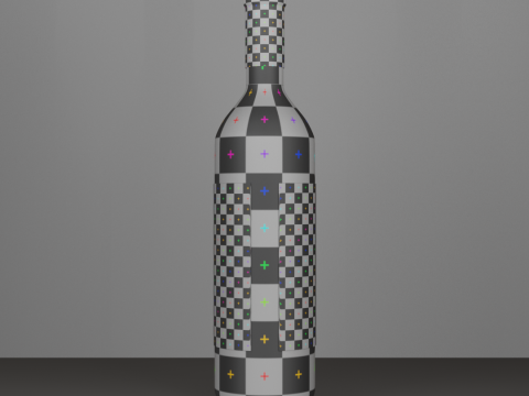 Wine Bottle 3D Модель