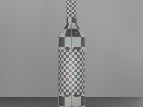 Wine Bottle 3D Модель