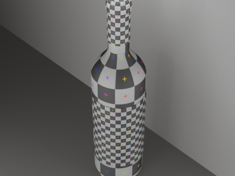 Wine Bottle 3D Модель