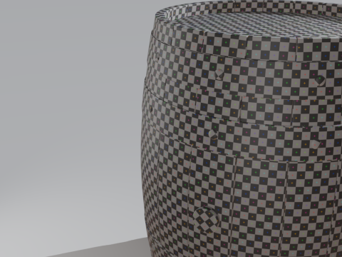 Wooden Barrel Model 3D