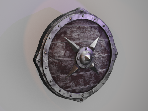 Viking War Shield 3Dモデル