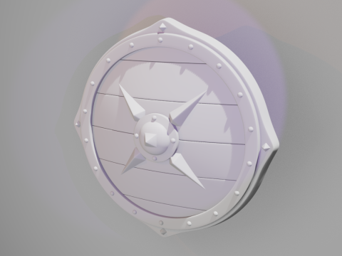 Scudo da guerra vichingo Modello 3D