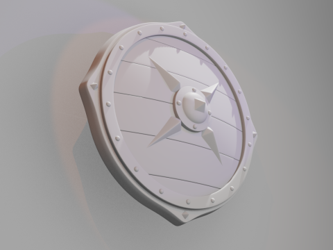 Scudo da guerra vichingo Modello 3D