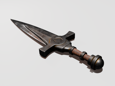 Realistic Dagger 3D 模型