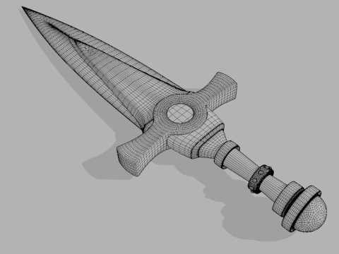 Realistic Dagger Modèle 3D