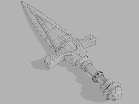Realistic Dagger Modèle 3D