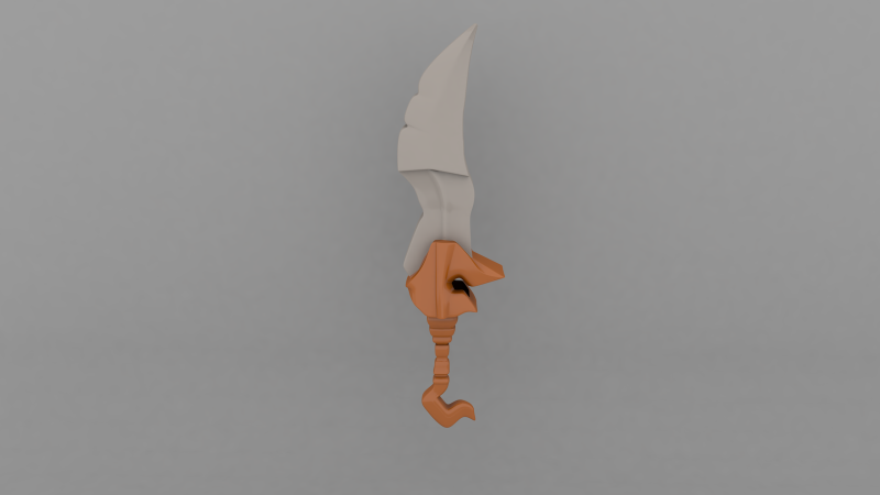 Kratos Sword Model 3D .c4d .max .obj .3ds .fbx .stl .blend