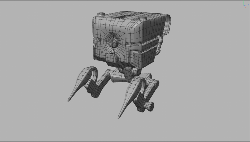 Cinema 4d specific robot Model 3D .c4d .max .obj .3ds .fbx .stl .blend