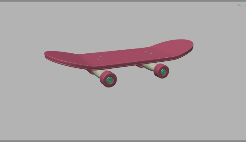 Skateboard Modèle 3D .c4d .max .obj .3ds .fbx .stl .blend