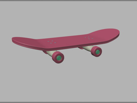 Skateboard 3D Model