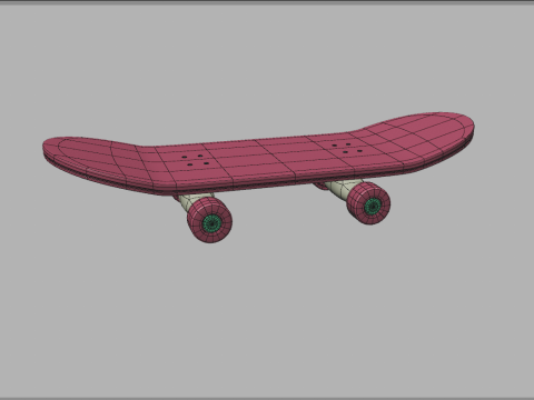 Skateboard Modèle 3D
