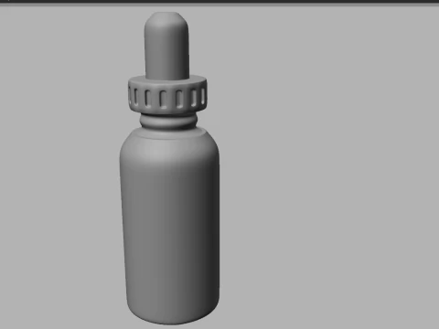 专用医用瓶 3D 模型