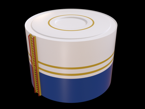 LowPoly Industrial Refinery 3D Model