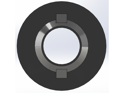 Polo 6n gear lever bushing - 357711590B 3D Model