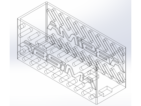 ABSIMA RC BATTERY CASE WITH COVER 3D Model