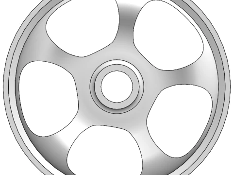 RC CAR RIM 1-8 - BORBET T 3D Print Model