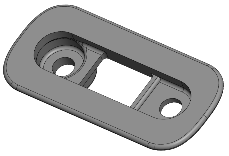 Bumper Retaining Clip - Front - Golf Mk2 1990-1992 Jetta 1990-1992 - 165 807 193 B 3D Model .c4d .max .obj .3ds .fbx .stl .blend