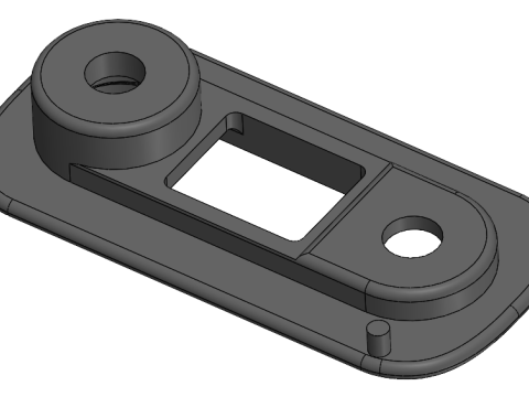 Bumper Retaining Clip - Front - Golf Mk2 1990-1992 Jetta 1990-1992 - 165 807 193 B 3D Model