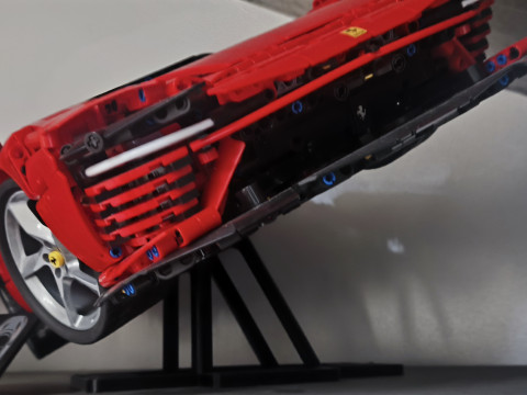 Supporto da parete angolato per le Supercar LEGO Technic 1-8 Modello di stampa 3D