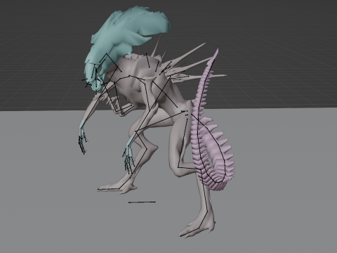 Xenomorph Queen rig 3D Модель