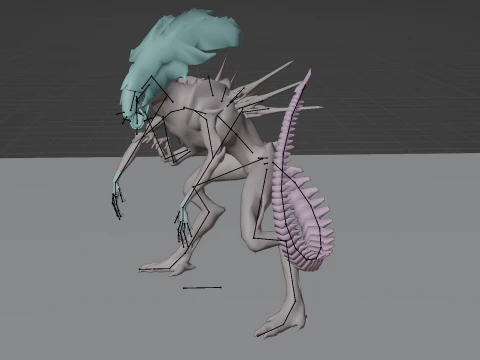 Ksenomorf Krali&ccedil;e te&ccedil;hizatı 3D Model