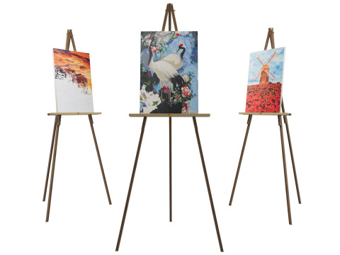Wooden Easel DoArts A13114 3D 模型